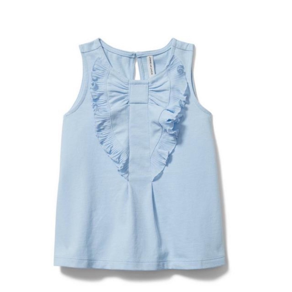Janie and Jack Organza bow top